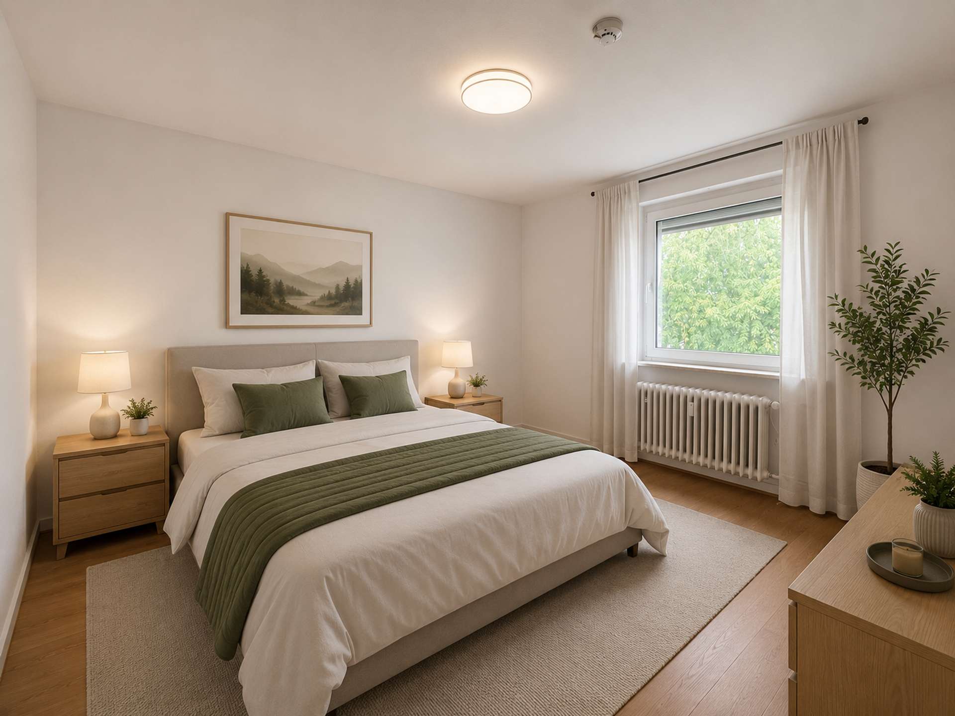 Schlafzimmer - Modellbild KI