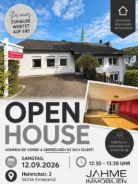 OPEN HOUSE 12.09.2026 Heinrich