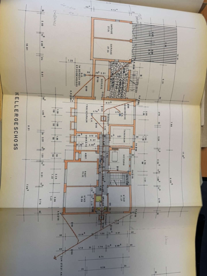 Grundriss Kellergeshoss