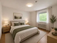 Schlafzimmer - Modellbild KI