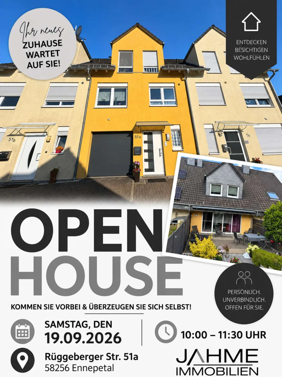 OPEN HOUSE 12.09.2026 Rüggeber