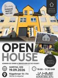 OPEN HOUSE 12.09.2026 Rüggeber