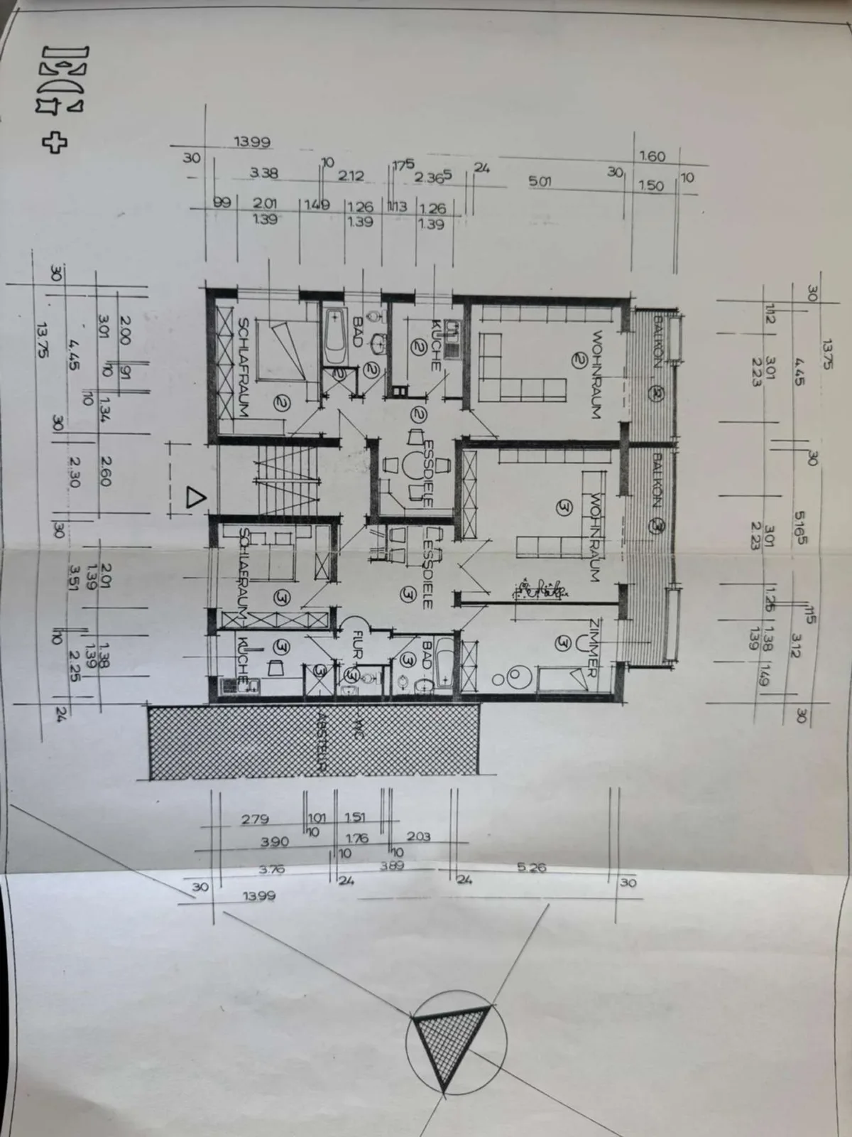 Grundriss Wohnung Nr. 3