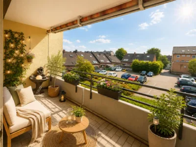 Gepflegte 3-Zimmer-Wohnung mit Südbalkon und Garage in Wuppertal-Wichlinghausen, 42277 Wuppertal, Etagenwohnung